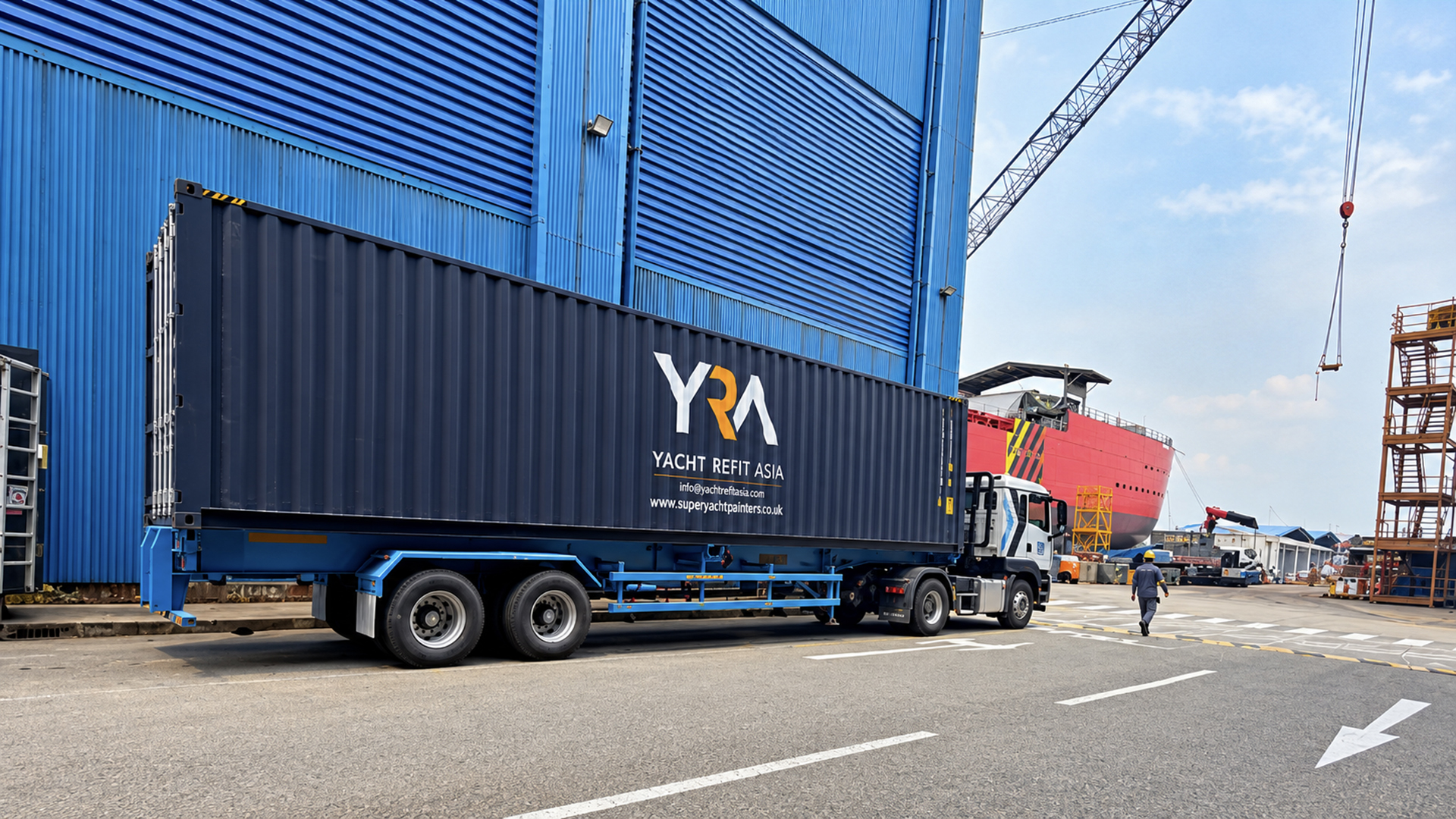 Superyacht refit work managed in Singapore